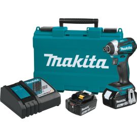 Makita XDT14T 18V LXT Brushless Li-Ion Cordless Quick Shift Mode 3 Speed Impact Driver Kit (5.0Ah)