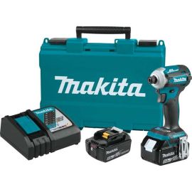 Makita XDT16T 18V LXT Brushless Li-Ion Quick-Shift Mode 4-Speed Cordless Impact Driver Kit (5.0Ah) 