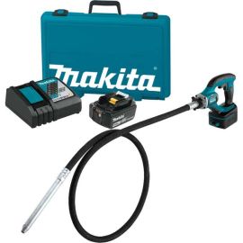 Makita XRV02T 8 ft. 18V LXT Li-Ion Cordless Concrete Vibrator Kit (5.0Ah)