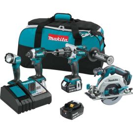 Makita XT449T 18V LXT Brushless Li-Ion 4 PC. Cordless Combo Kit (5.0Ah)