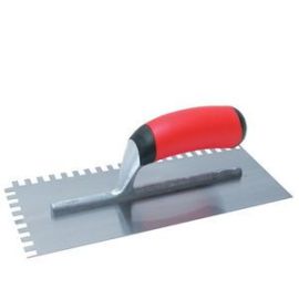 Marshalltown NT675 11 x 4-1/2-inch Soft Grip Notched Trowel