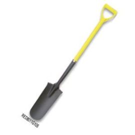 MARSHALLTOWN RED8011G105 DHSP Round Drain Spade 27 inch FG D-Handle