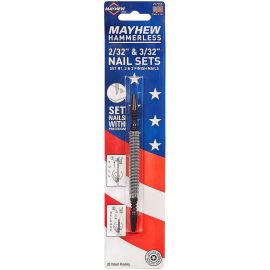 Mayhew 17353 Hammerless #2 and #3 Nail Set