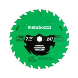 Metabo 115757M  Framing 7-1/4" 24-Tooth Saw Blade w/ Tungsten Carbide Tips