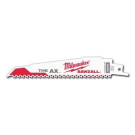 Milwaukee 48-01-7021 6 in. 5 TPI. The AX Sawzall Blades - 100 pk