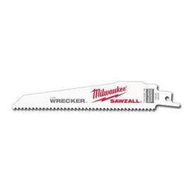 Milwaukee 48-01-7701 6" 8 TPI The Wrecker Sawzall Blade (100 Pk)