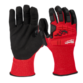 Milwaukee 48-22-8972 Impact Cut Level 3 Nitrile Dipped Gloves LARGE