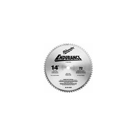 Milwaukee 48-40-4505 , Circular Saw Blade 14 in. 72 Tooth Dry Cut Carbide Tipped