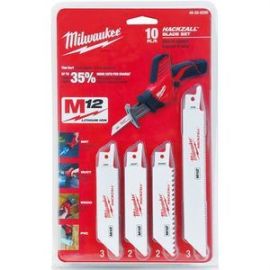 Milwaukee 49-22-0220 M12 General Purpose Set Hackzall Blades (10 Pack)