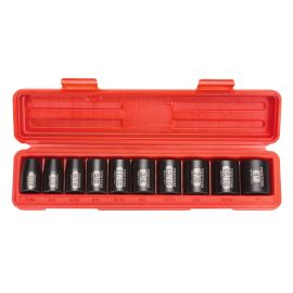 Tekton 4810 Impact Socket Set, 6-pt, 1/2 Inch Drive 10-Piece (7/16-1 in.)