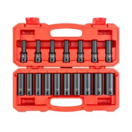 Tekton SID92329-S 1/2 Inch Drive Deep 6-Point Impact Socket Set | Dynamite Tool