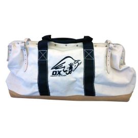 OX OX-P262924 OX Pro 24" Canvas Mason Tool Bag - Nylon Strap Handles - Suede Leather Bottom