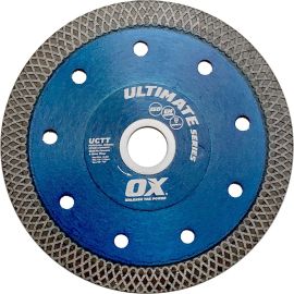 OX OX-UCTT-8 Ultimate Porcelain Fine Turbo 8'' Diamond Blade - 7/8'' - 5/8'' Bore