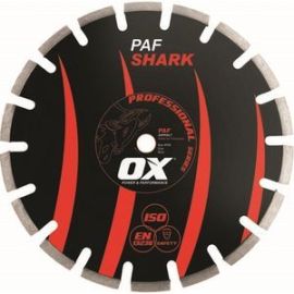 OX OX-PAF-20 Professional Asphalt 20'' Walk-Behind Saw Diamond Blade - 1'' bore