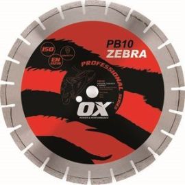 OX OX-PB10-10 Professional Abrasive 10'' Diamond Blade - DM-7/8'' - 5/8'' bore