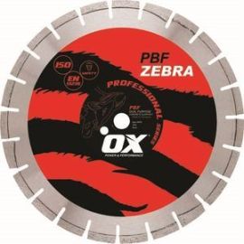 OX OX-PBF-16 Professional Dual Purpose 16'' Walk-Behind Saw Diamond Blade - 1'' bore