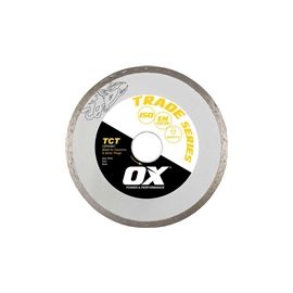 OX OX-TCT-10 Trade Ceramics 10'' Diamond Blade - 7/8'' - 5/8'' Bore