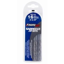 ROTOZIP SC16 Sabercut Drywall Bit,HSS (16) Pack