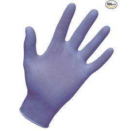 SAS Safety 66521 Derma-Med PF Nitrile Exam Grade Gloves - Small