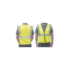 SAS Safety 690-2208 Class 2 Hi-Vis Yellow - Surveyors  Vest