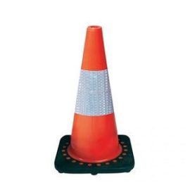 SAS Safety 7501-18 18-inch Safety Cone with Reflective Bar