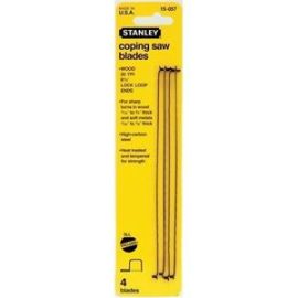 Stanley 15-059, 4-Card Coping Saw Blades (6-1/2" x 20 TPI)