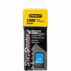 Stanley TRA706T Heavy Duty Staples, 1000 count, 3/8-in.