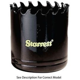 Starrett CT112 High Performance Triple Chip Tungsten Carbide Tipped Hole Saw 1-112 in. (38 mm) Diameter