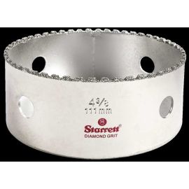 Starrett KD0438-N Diamond Grit Hole Saw (111mm / 4-3/8")