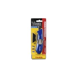 Tajima VR102 Blue Retractable Premium Utility Knife with 3 V-REX Blades