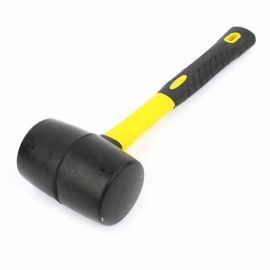 Big Horn 19300 32 oz Rubber Mallet with Fiberglass Handle | Dynamite Tool