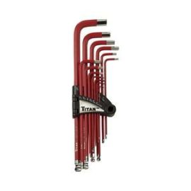 Titan 12713 13pc SAE Extra Long Arm Ball End Hex Key Set