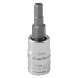 Titan 15604 4 mm 1/4" Drive Hex Bit Socket