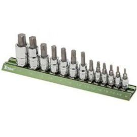 Titan 16122 13 Piece Torx Star Bit Set