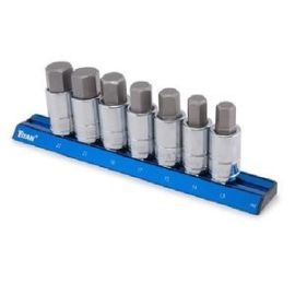 Titan 16131 7 Pc. 1/2" Drive Metric Hex Bit Socket Set