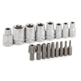 Titan 16160 7pc External Torx Socket & Bit Set