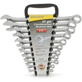 Titan 17327 11PC SAE Raised Panel Combo Wrench Set