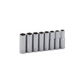 Titan Tools 62400 8pc. 1/2in Drive Metric Deep Socket Set