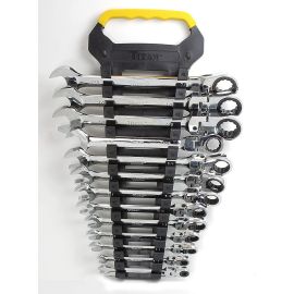 Titan 17366 13pc Flex Ratcheting Wrench Set | Dynamite Tool