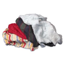 Buffalo 10583PB Recycled Colored Turkish Toweling Rags - 10 lb box