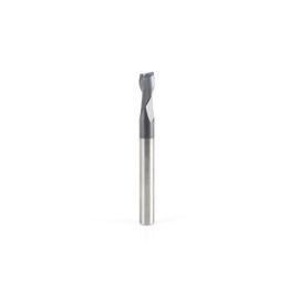 Amana Tool 51466 SC Spiral for Steel, Stainless Steel & Non Ferrous Metal with AlTiN Coating 2-Flute x 1/4 D x 1/2 CH x 1/4 SHK x 2-1/2 Inch Long Up-Cut Router Bit / 45 Deg Corner Chamfer End Mill