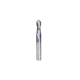 Amana Tool 51653 CNC Solid Carbide 90 Deg V Spiral with AlTiN Coating for Steel & Stainless Steel 5/16 D x 7/8 CH x 5/16 SHK x 2-1/2 Inch Long Up-Cut Drill/Router Bit/End Mill