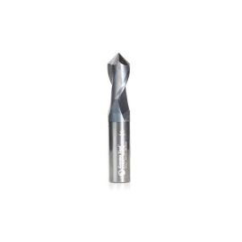 Amana Tool 51657 CNC Solid Carbide 90 Deg V Spiral with AlTiN Coating for Steel & Stainless Steel 5/8 D x 1-1/4 CH x 5/8 SHK x 3-1/2 Inch Long Up-Cut Drill/Router Bit/End Mill