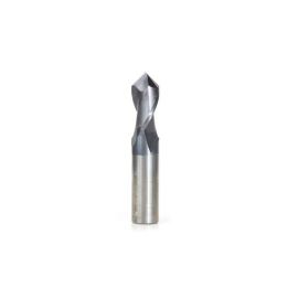 Amana Tool 51658 CNC Solid Carbide 90 Deg V Spiral with AlTiN Coating for Steel & Stainless Steel 3/4 D x 1-1/2 CH x 3/4 SHK x 4 Inch Long Up-Cut Drill/Router Bit/End Mill