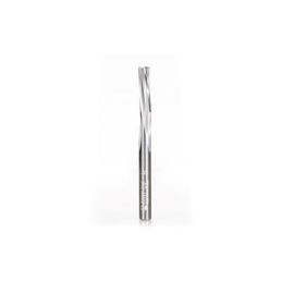 Amana Tool 51731 Solid Carbide Spiral Finisher 1/4 Dia x 7/8 Cut Height x 1/4 Shank x 3 Inch Long Down-Cut Router Bit, Leaves an Extra High Surface Finish