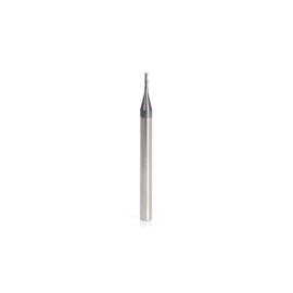 Amana Tool 51665 Mini SC Spiral for Steel, Stainless Steel & Composites, AlTiN Coated 0.035 D x 0.105 CH x 1/8 SHK x 1-1/2 Inch Long Up-Cut 2-Flute Square End Router Bit/End Mill