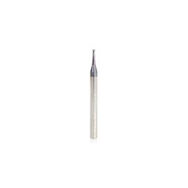 Amana Tool 51667 Mini SC Spiral for Steel, Stainless Steel & Composites, AlTiN Coated 0.045 D x 0.135 CH x 1/8 SHK x 1-1/2 Inch Long Up-Cut 2-Flute Square End Router Bit/End Mill