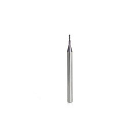 Amana Tool 51725 Mini SC Spiral for Steel, Stainless Steel & Composites, AlTiN Coated 0.040 D x 0.120 CH x 1/8 SHK x 1-1/2 Inch Long Up-Cut 4-Flute Square End Router Bit/End Mill