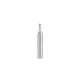 Amana Tool 51523 CNC SC Spiral O Single Flute, Plastic Cutting 1/8 D x 5/16 CH x 1/4 SHK x 1-1/2 Inch Long Down-Cut Router Bit with Mirror Finish
