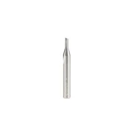 Amana Tool 43501 Solid Carbide Single O Flute, Plastic Cutting 1/8 D x 5/16 CH x 1/4 SHK x 2 Inch Long Router Bit